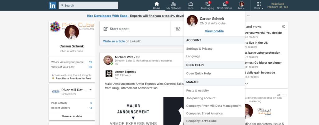 How to Add Manager to LinkedIn Company Page