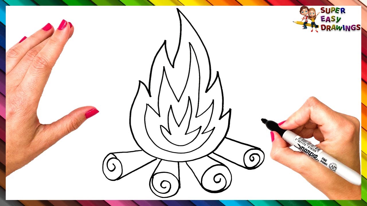 Easy:Ic8dkh2jtsc= Fire Drawing