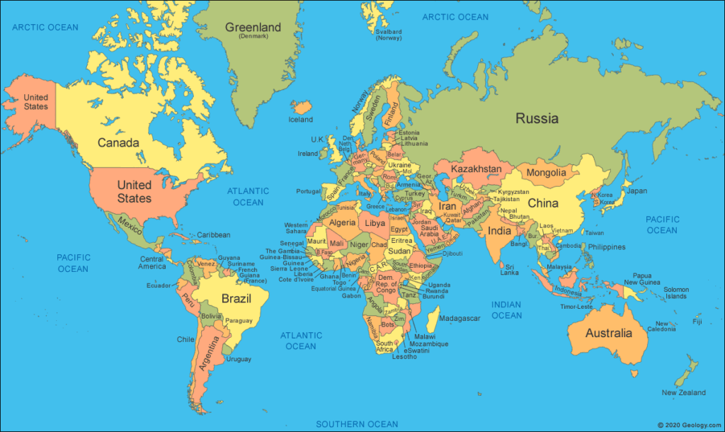 Country:V-Xzjijklp4= Map of World