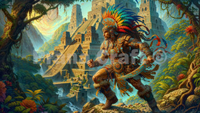 Art:1r39gsgb3am= Aztec Warrior