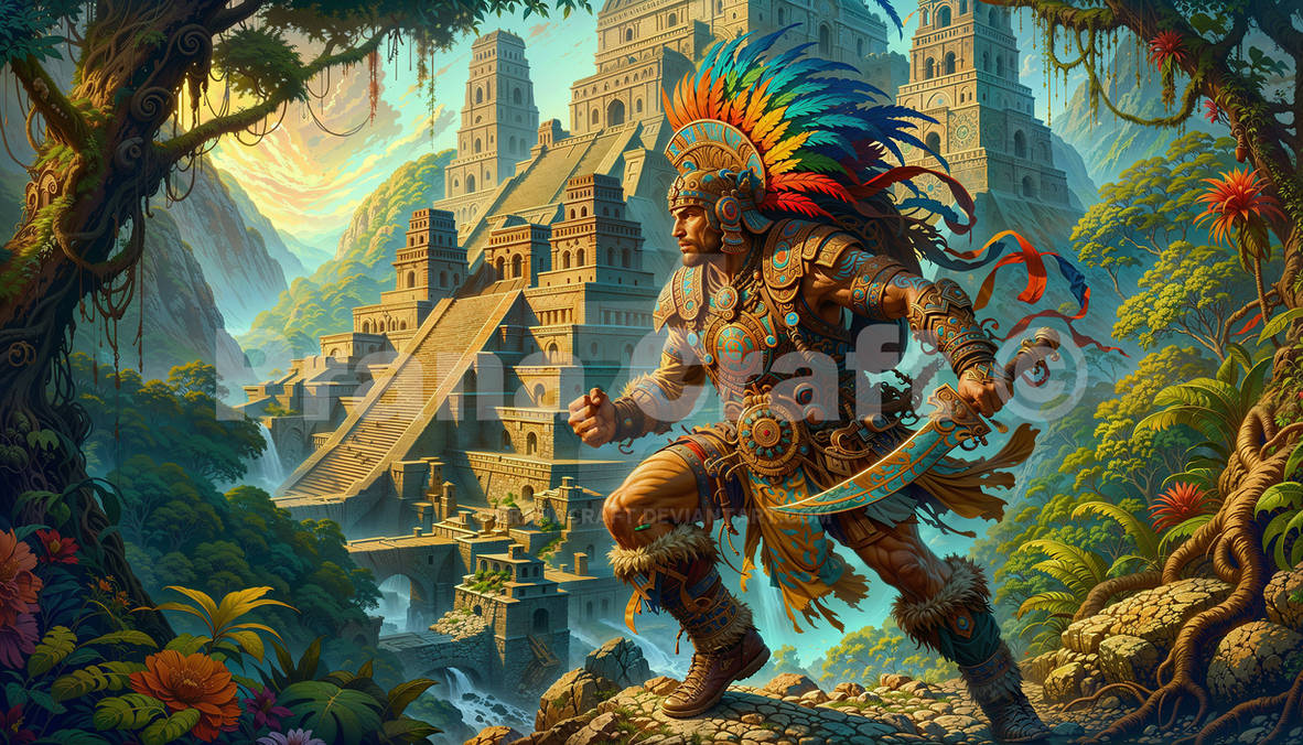 Art:1r39gsgb3am= Aztec Warrior